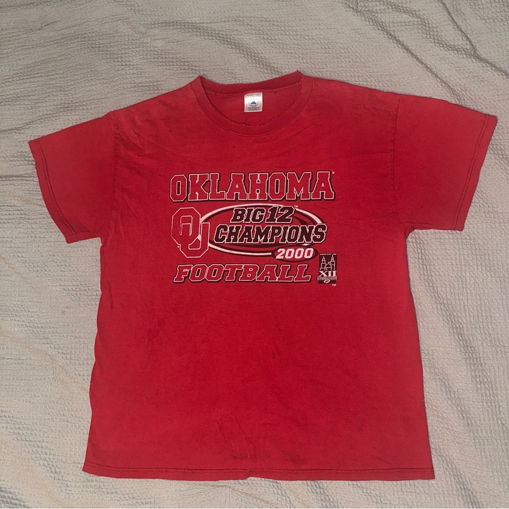 Distressed OU vintage tshirt [mens L]